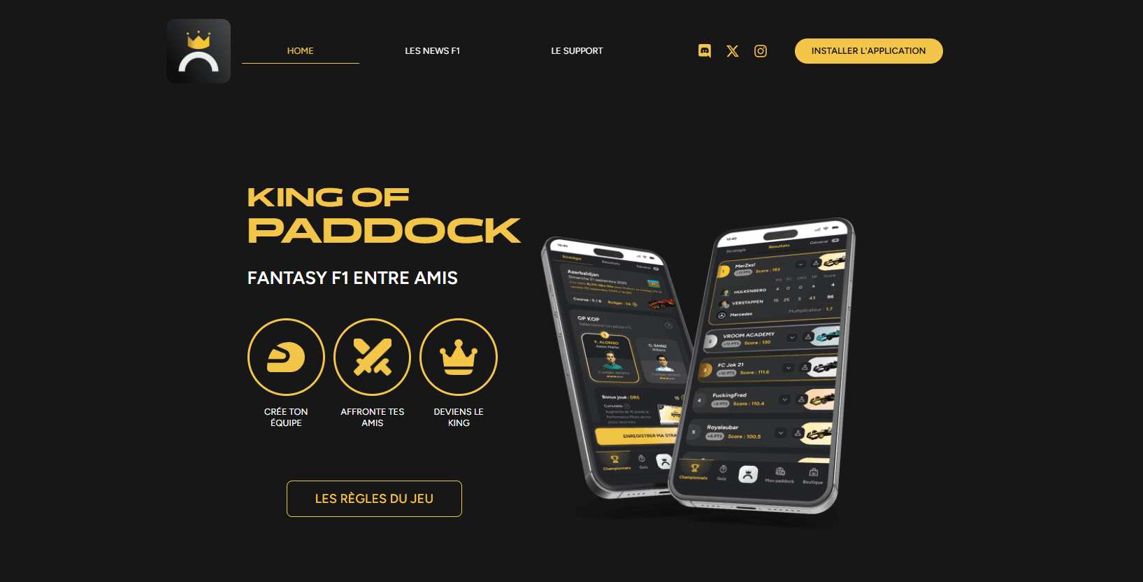 Hero du site King Of Paddock